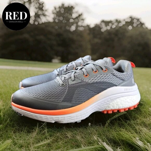 Adidas Solarmotion Spikeless Golf Shoes Gray Impact Orange GX9013 - Men\'s Size 9 main image 5